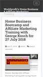 Mobile Screenshot of livehomebusiness.com