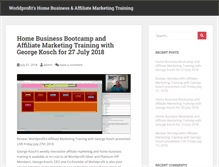 Tablet Screenshot of livehomebusiness.com